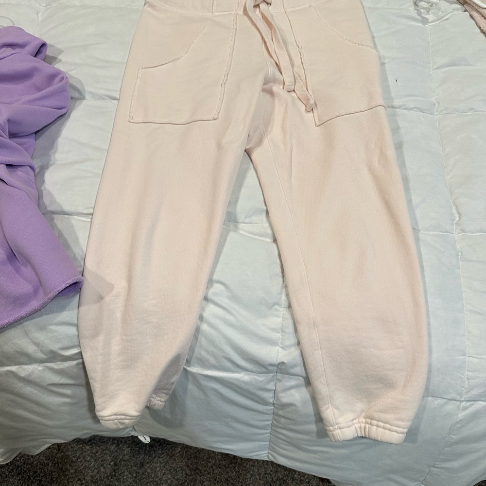 Frank & Eileen Soft Peachy Cream Emmon Joggers
